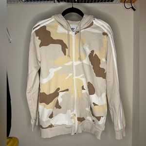 Adidas Originals Men’s Desert Camo FZ Hoodie Mens